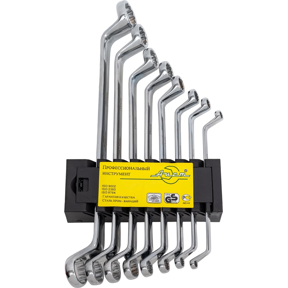 Изображение товара Набор ключей накидных 6-24 мм AIST 8 предметов