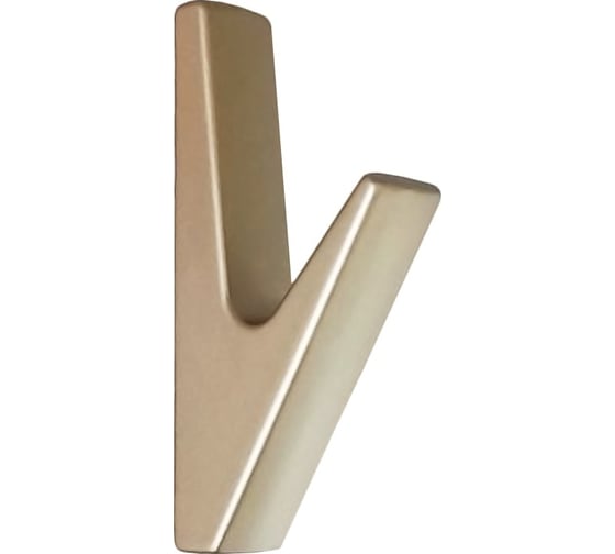 Изображение товара Мебельный крючок Trodos 1641 1-рожковый, сплав цам, золото, матовый 302101