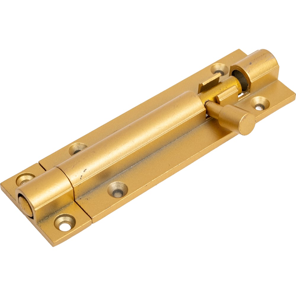 Изображение товара Шпингалет Trodos zy-711a без пружины, матовое золото, овальный ригель