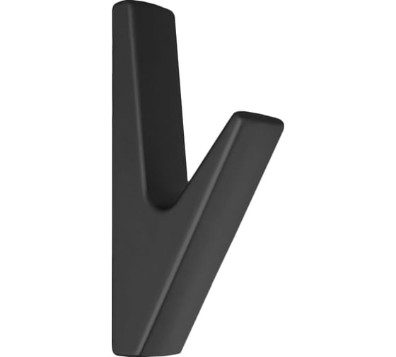 Изображение товара Мебельный крючок Trodos 1641 1-рожковый, сплав цам, черный матовый 302100