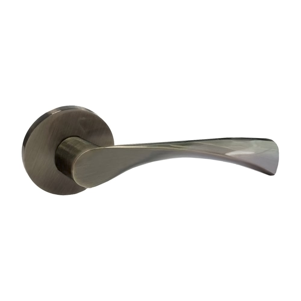 Изображение товара Раздельная ручка для двери Trodos x11 круг 03 бронза стильный дизайн надежное крепление