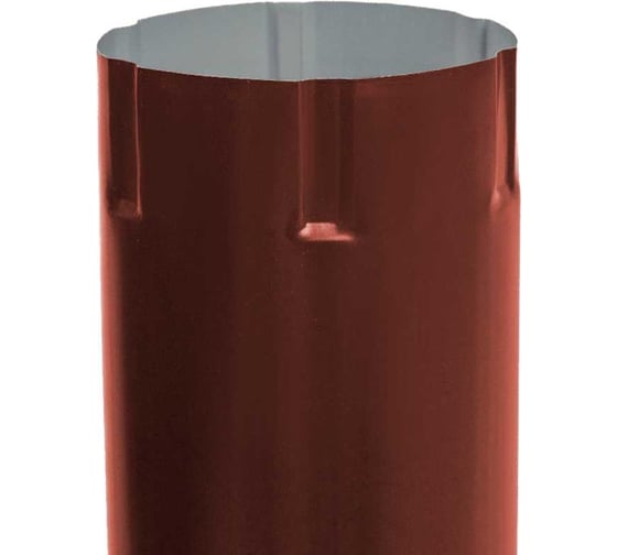 Изображение товара Водосточная труба NIKA круглая, D150, 3000 мм, RAL8017 NIКАПРОЕКТ NIKA В0000043061