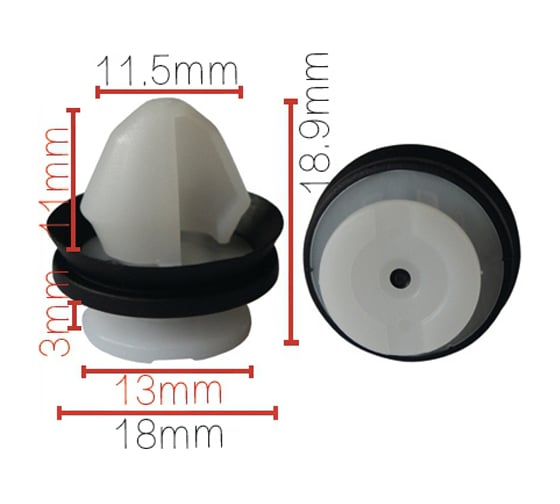 Изображение товара Клипса крепежная для а/м Lada Vesta, Renault обшивки двери 7703077469 10 шт Nord-Yada 909257