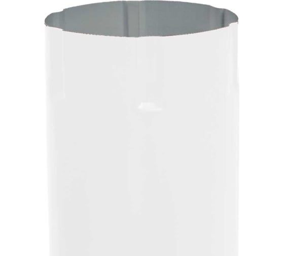 Изображение товара Водосточная труба NIKA круглая, D150, 1000 мм, RAL9003 NIКАПРОЕКТ NIKA В0000043059