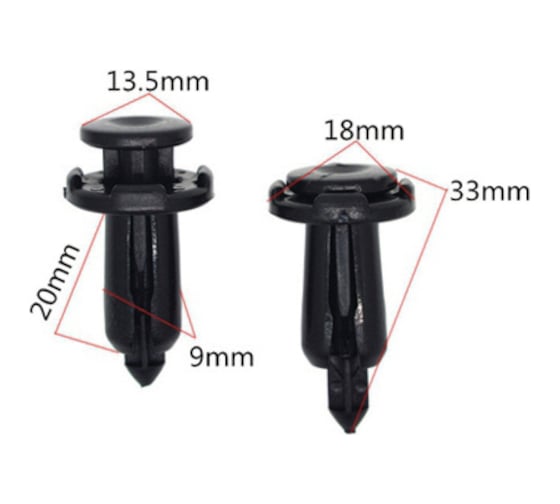 Изображение товара Клипса крепежная для а/м Nissan бампера 63848-9e001 10 шт Nord-Yada 909223