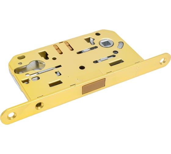 Изображение товара Магнитный замок для двери MORELLI M1885 MSG под цилиндр, цвет - матовое сатинированное золото 9014712