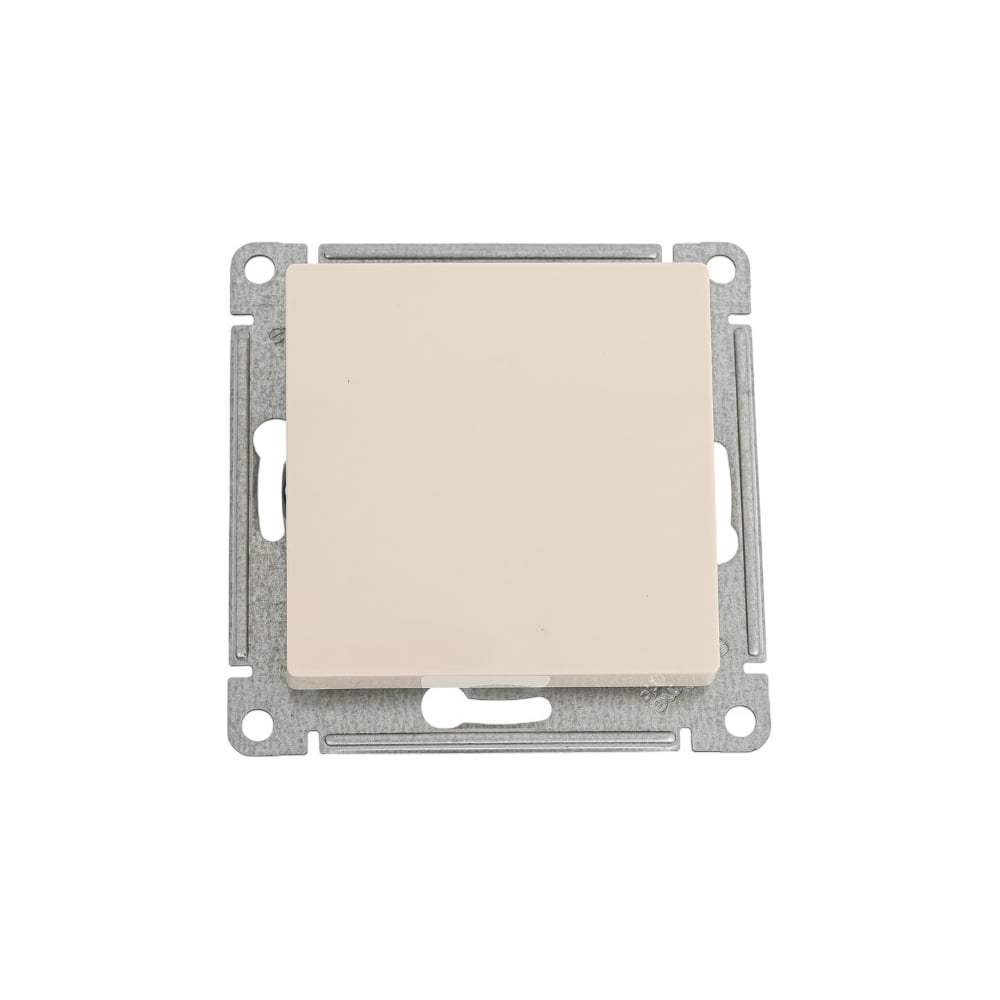 Изображение товара 1-клавишный выключатель Systeme Electric Atlasdesign бежевый 2-полюсный 10А