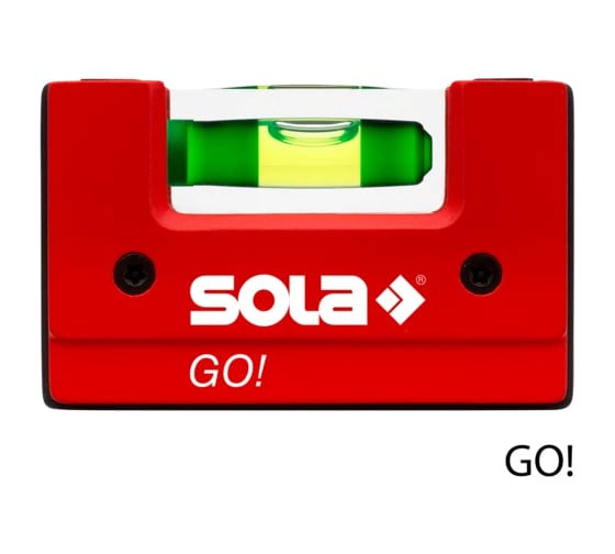 Изображение товара Уровень SOLA компактный GO, 1 глазок, точн. 0,75 мм/м 01620101