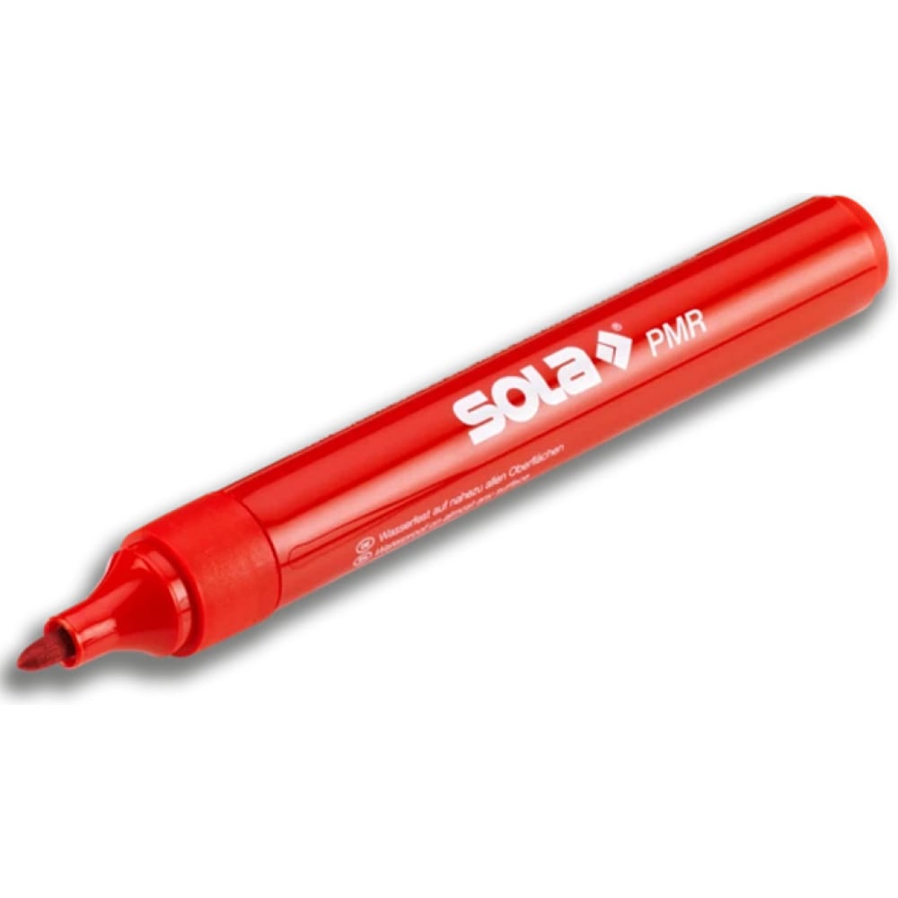 Красный перманентный водостойкий маркер SOLA бусы на ёлку 2 7 м d 10 мм кольца красный
