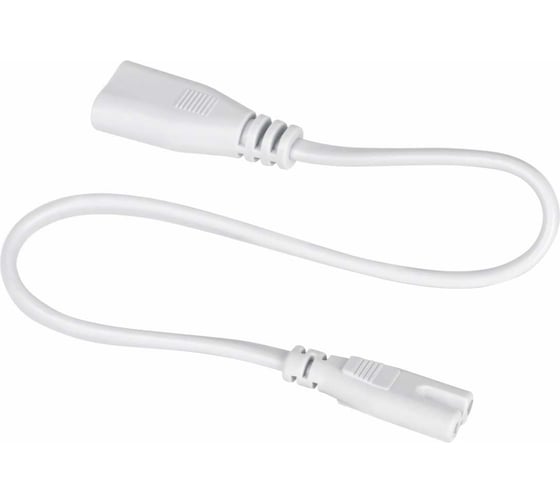 Изображение товара Соединительный кабель для фитолампы ЭРА FITOТ5 (2pin) 0.25 м коннекторы IEC C7 IEC C8 Б0057742