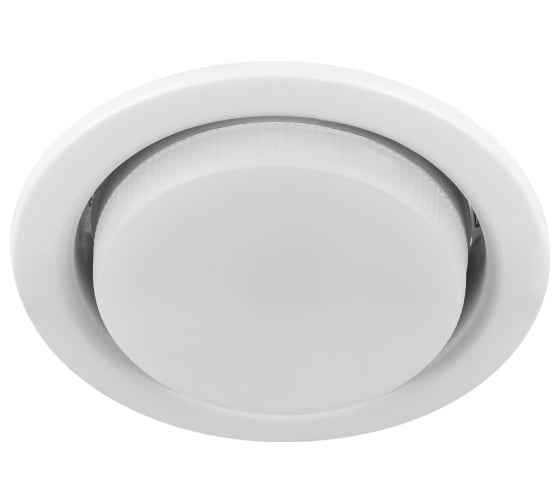 Изображение товара Встраиваемый светильник ЭРА под лампу GX53 KL35 SWH (k) белый матовый Б0061187