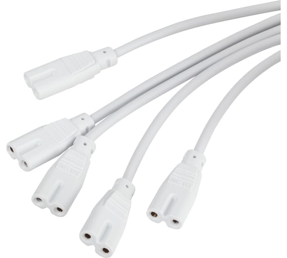 Изображение товара Разветвитель сетевой для фитолампы ЭРА FITO 5х IEC C7 (2 pin) 2 м для подключения 5 светильников Б0060525