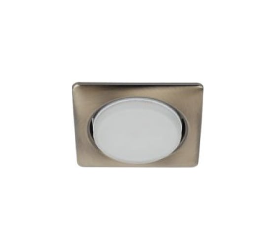 Изображение товара Светильник под лампу ЭРА KL71 SB Gx53 квадр., 220V, 13W, бронза Б0017636