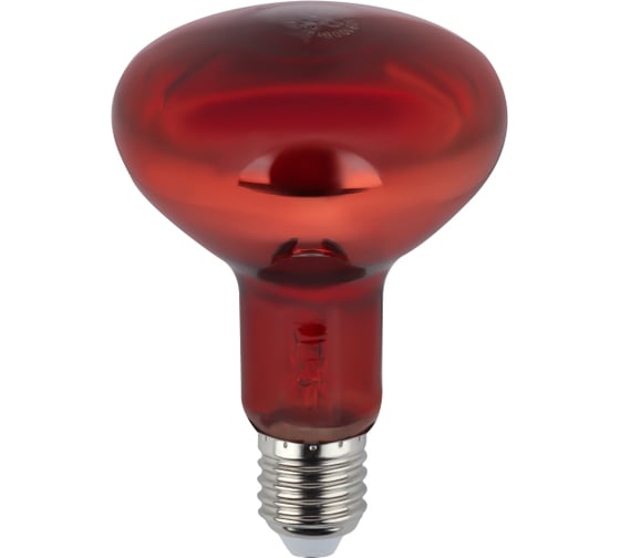 Изображение товара Инфракрасная лампа ЭРА ИКЗК 230100 R95 E27 кратность 1 шт для обогрева животных и освещения 100 Вт Б0062411