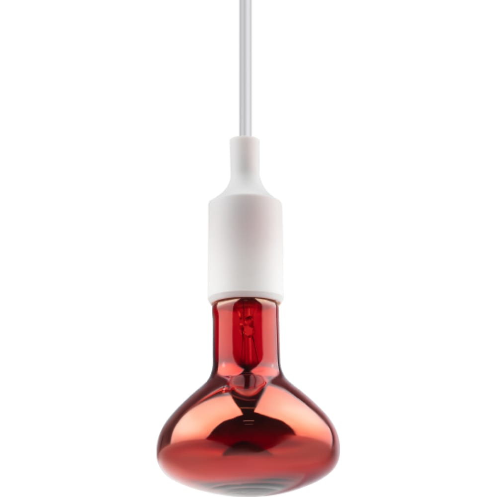 Инфракрасная лампа для обогрева животных и освещения ЭРА инфракрасная лампа heliosa hi design