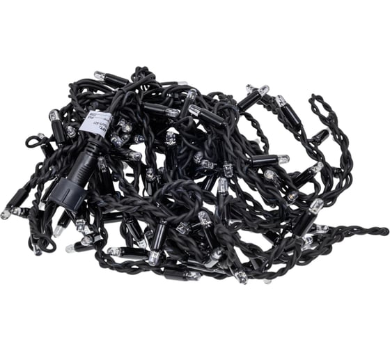 Изображение товара Гирлянда ЭРА ERAPSBZ1 светодиодная новогодняя бахрома 2х0,7 м желтая 100 LED IP65 220 В Б0060545