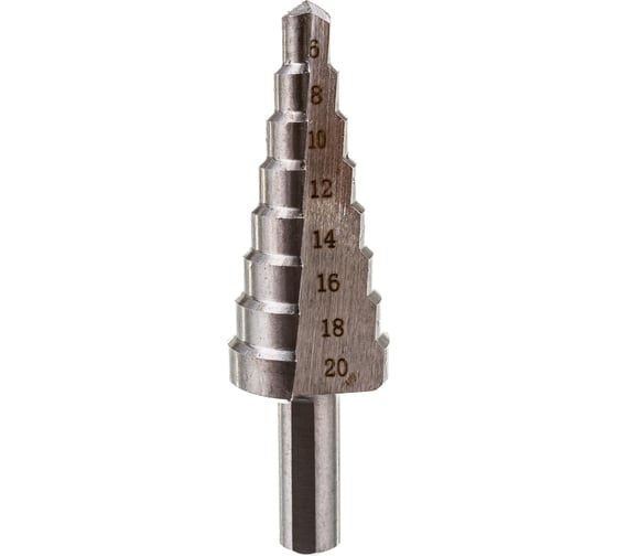 Изображение товара Сверло ступенчатое 6-20 мм; шаг 2 мм Gigant GSD 11054