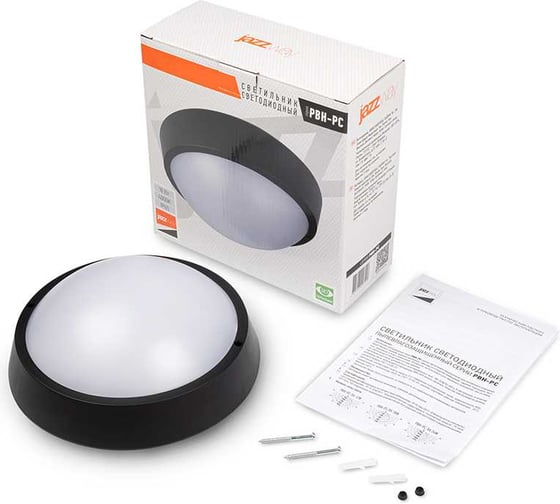 Изображение товара Светильник Jazzway пылевлагозащищенный PBH - PC- RA 18W 4000K BLACK IP65 5048416