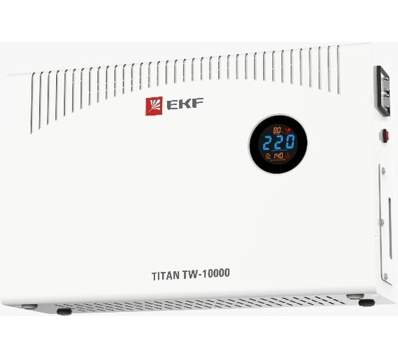 Изображение товара Электронный стабилизатор напряжения EKF TITAN -TW-10000 настенного монтажа stab-TW-10000