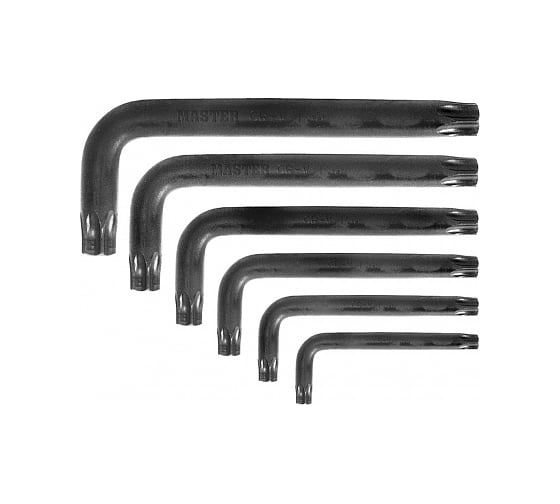 Изображение товара Набор ключей Г-образных TORX 6 предметов AIST 1052106T-M 00-00004097