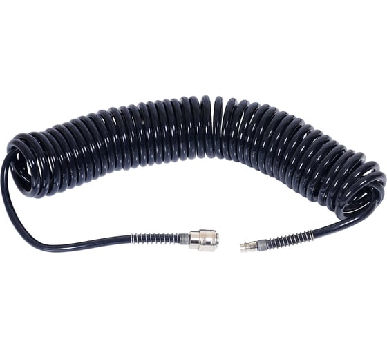 Изображение товара Шланг спиральный (15 м; 8х10 мм; 12 атм) для пневмоинструмента АвтоDело 42415 14819