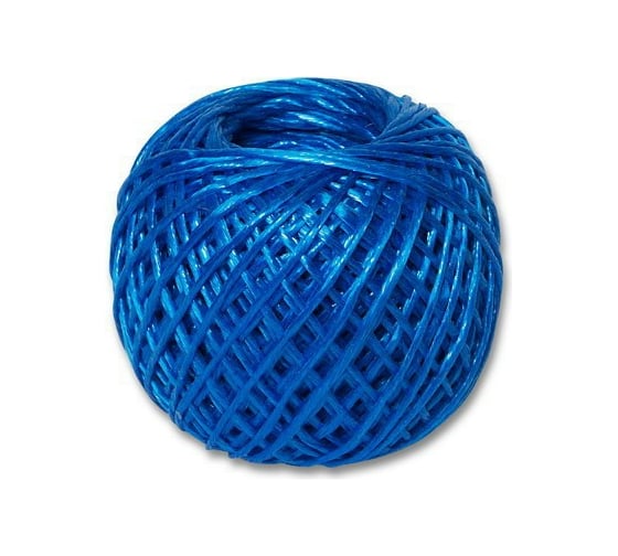Изображение товара Полипропиленовый шпагат ЩИТ ПП 1200 текс в боб. по 110 м синий 66734
