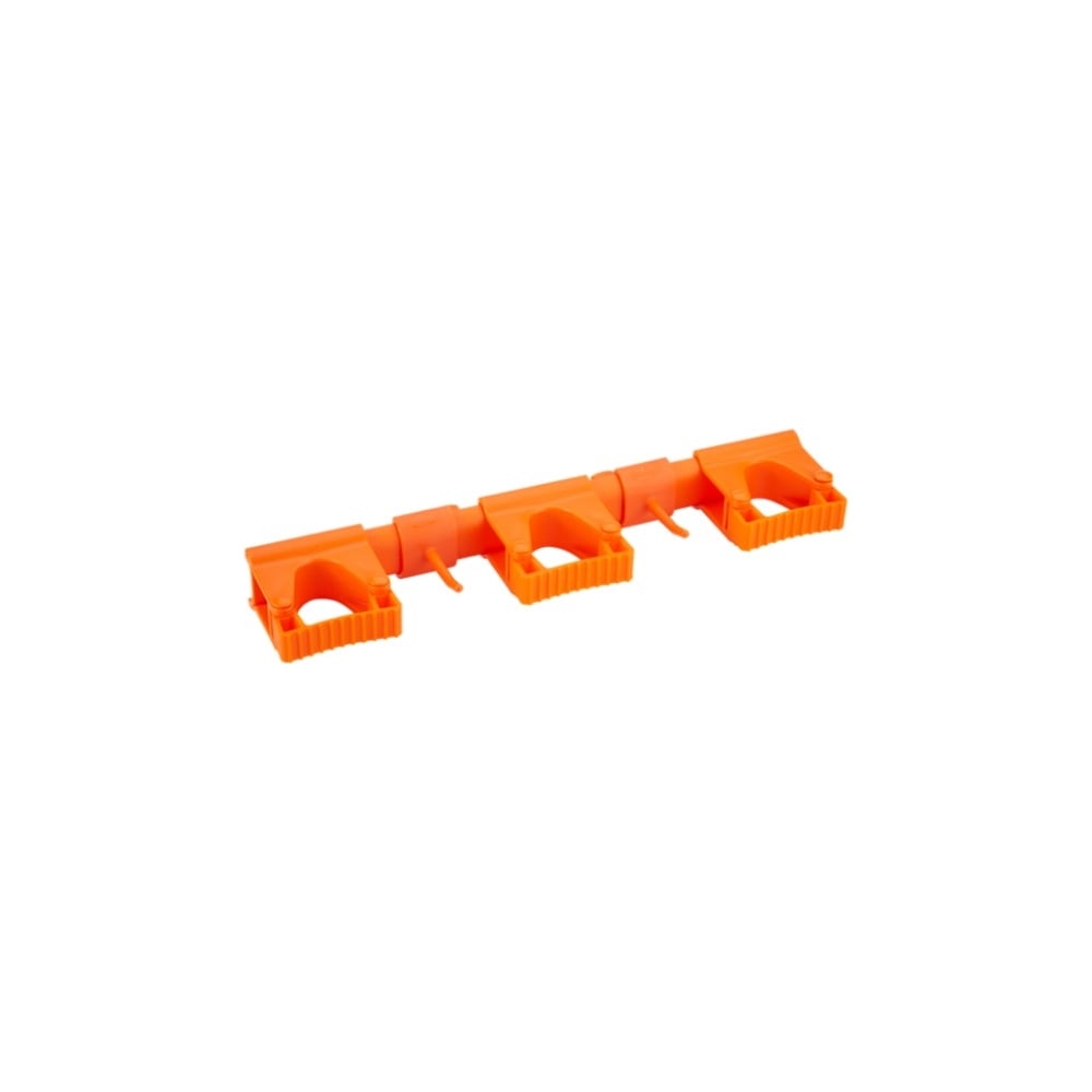 Гигиеничное гибкое настенное крепление Vikan, цвет оранжевый 10117 - фото 1