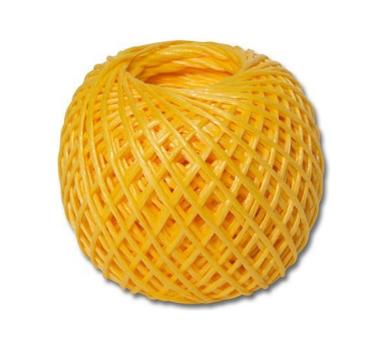 Изображение товара Полипропиленовый шпагат ЩИТ ПП 1200 текс в боб. по 110 м желтый 66731