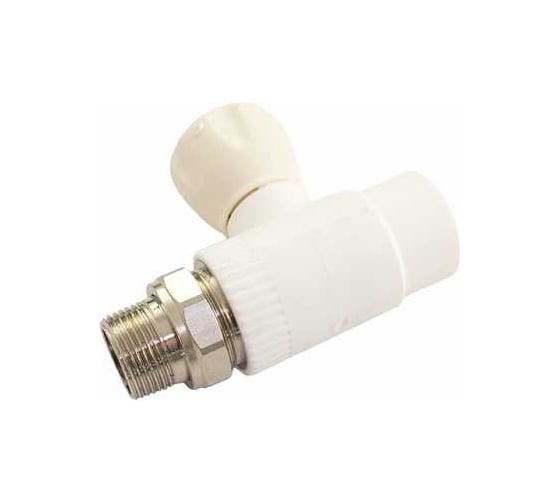 Изображение товара Кран MeerPlast PPRC накидная гайка, 20х1/2, прямой Т0000001211