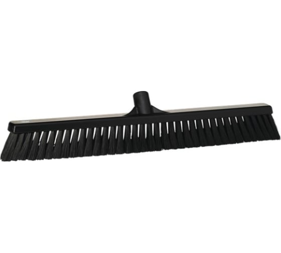 Изображение товара Щетка для подметания пола Vikan мягкая, 610 мм, мягкий ворс, (черный цвет) 31999