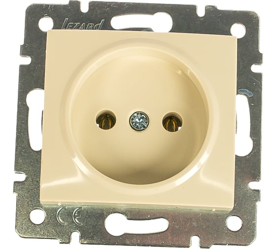Изображение товара Розетка Lezard KARINA б/ з ПБТ крем 707-0388-121В