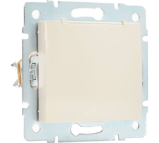 Изображение товара Розетка LEZARD KARINA с/ з с крышкой керамика крем 707-0388-123