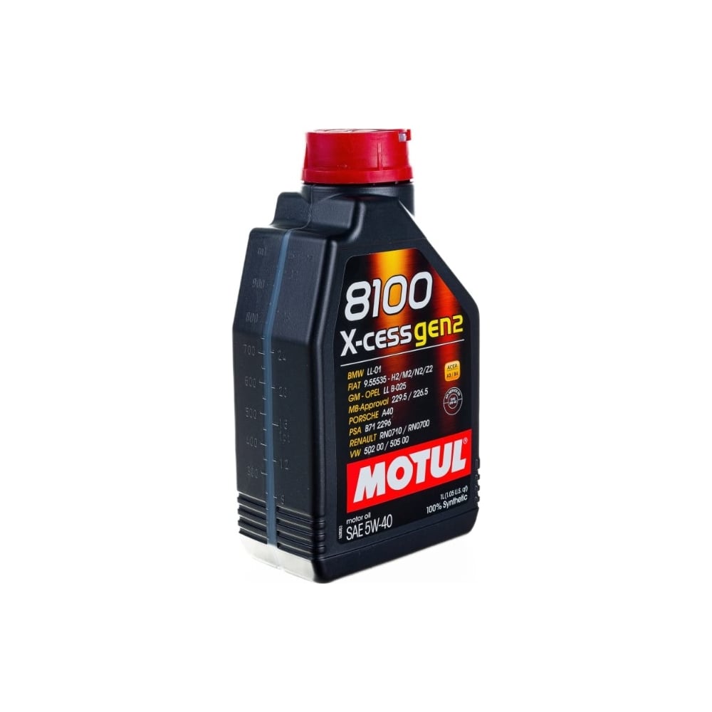 Синтетическое масло MOTUL 5W40 8100 X-cess GEN2 5W40 - фото 1