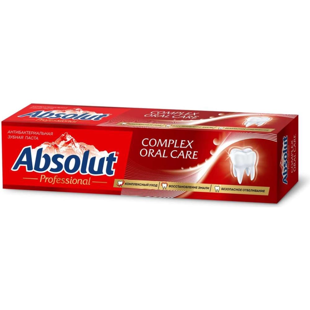 Зубная паста Absolut медленный стабилизированный хлор aqualeon комплексный таб 200 гр