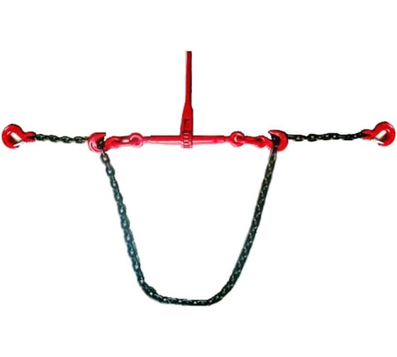 Изображение товара Цепная стяжка с талрепом ООО «Грузовые стропы» 4 т, 3 м, крюк-крюк (цепь 8 мм) ЦС0430КК
