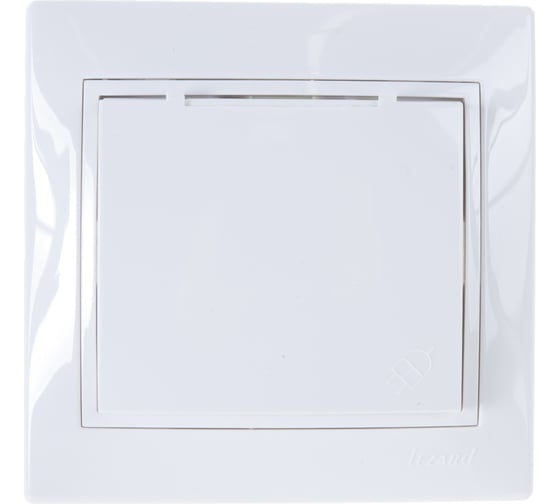Изображение товара Розетка LEZARD MIRA с/ з с крышкой керамика белый с белой вставкой 701-0202-123