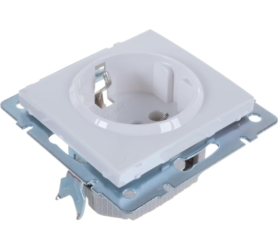 Изображение товара Розетка LEZARD RAIN с/ з керамика белая 703-0288-122