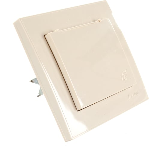 Изображение товара Розетка LEZARD RAIN с/ з с крышкой керамика крем 703-0303-123