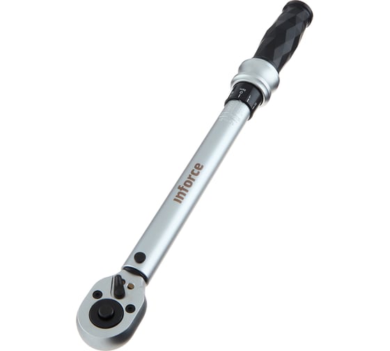 Изображение товара Динамометрический ключ 3/8" 20-110 Нм Inforce, Длина 240мм, Сталь Cr-V, Профессиональный, 06-05-107