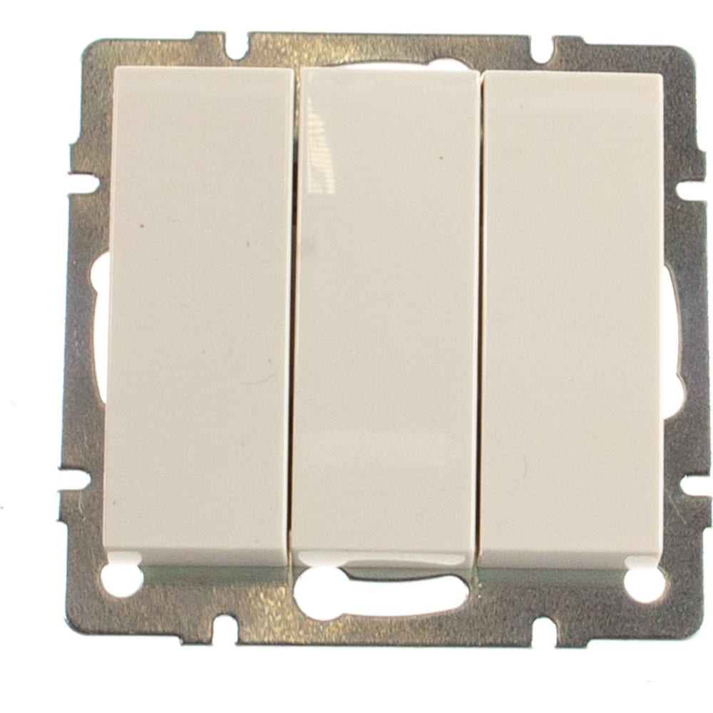 Тройной выключатель Lezard умный выключатель xiaomi aqara smart wall switch d1 тройной без нулевой линии white qbkg25lm