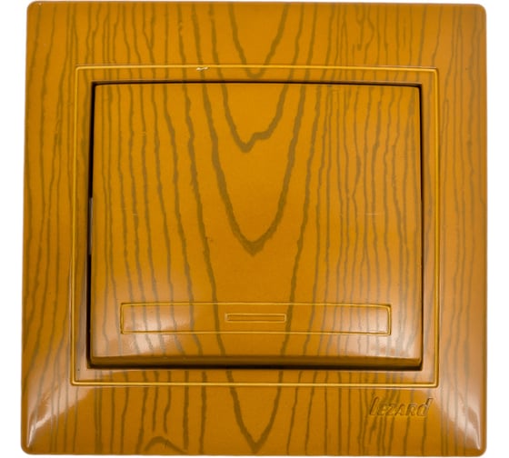 Изображение товара Выключатель LEZARD MIRA ольха 701-0701-100