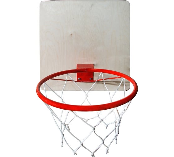 Изображение товара Баскетбольное кольцо с сеткой КМС диаметр 295 мм 136