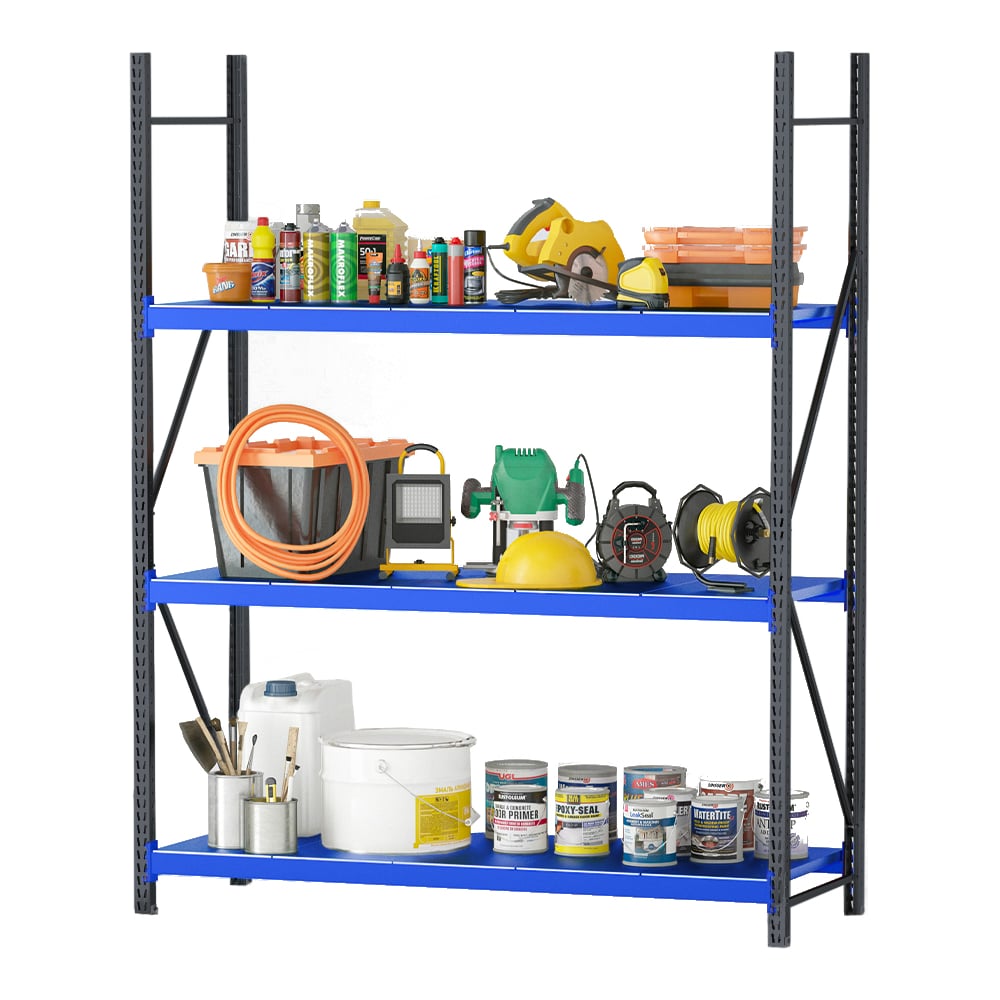 Изображение товара Инструментальный стеллаж 3 полки 1500х600х2000 мм KlestO GR203-615 профессиональный