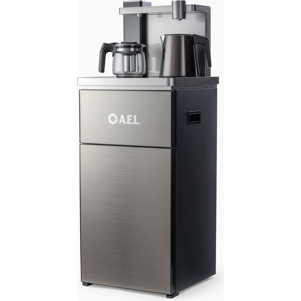 Изображение товара Кулер для воды AEL с чайным столиком LD--52a coffee 00388 напольный электронный, кофейный
