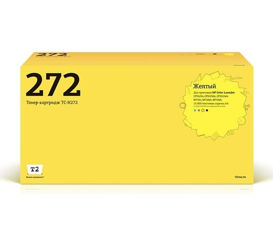 Изображение товара Картридж T2 (CE272A/650A/650 A) для HP CLJ Enterprise CP5525, M750 (15000 стр.) желтый, с чипом TC-H272