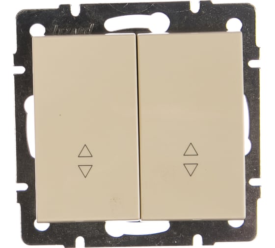 Изображение товара Проходной выключатель LEZARD RAIN крем 703-0388-106