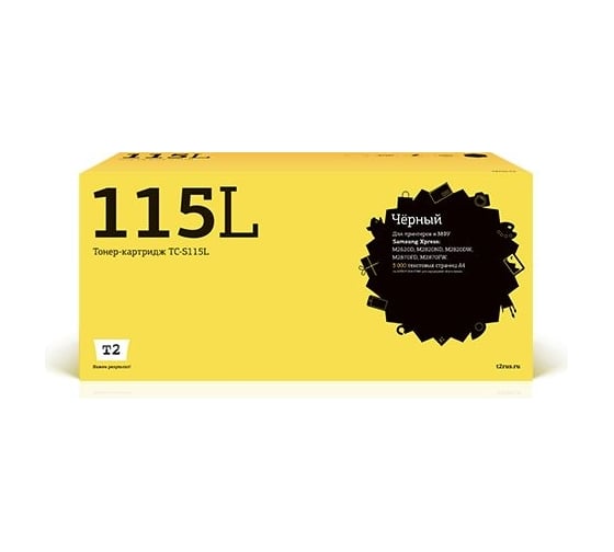 Изображение товара Картридж T2 (MLT-D115L/D115L/ M2620/ M2620D/ M2820/ M2820DW) для Samsung Xpress M2620D, M2820ND, M2870FD (3000 стр.) с чипом TC-S115L