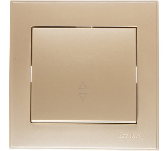 Изображение товара Проходной выключатель LEZARD RAIN жемчужно-белый металлик 703-3030-105