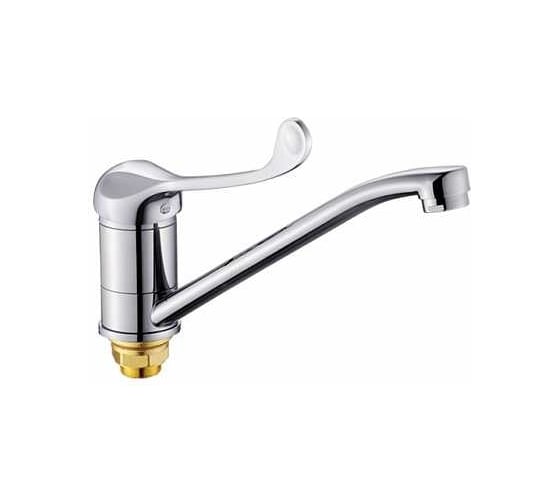 Изображение товара Одноручный хирургический смеситель для кухни Ligeya L4905 с длинным изливом с гайкой ТТ000014662