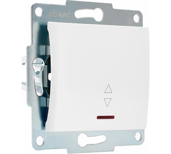 Изображение товара Проходной выключатель с подсветкой LEZARD KARINA белый 707-0288-114
